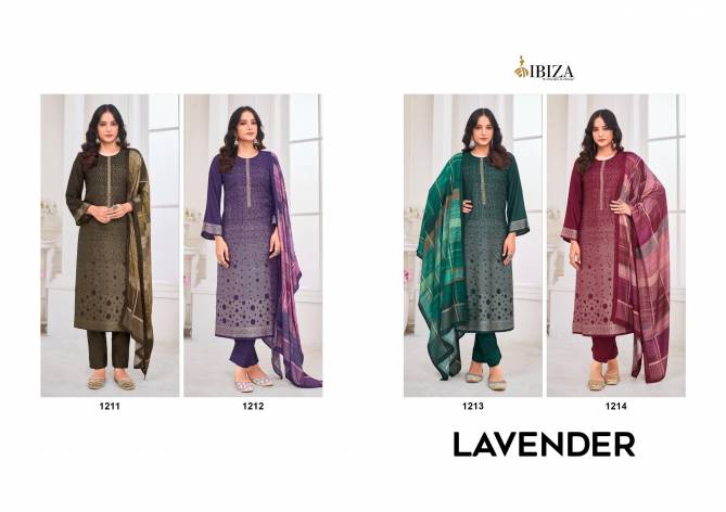 Lavender By Ibiza Viscose Pashmina Dress Material Wholesale Shop In Surat